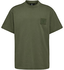 Hummel Stuttermabolur - hmlClean - Olivine