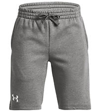 Under Armour Sweat Shorts - Rival - Castlerock Light Heather