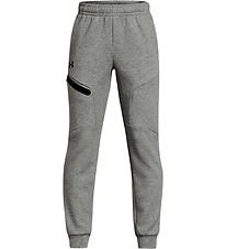 Under Armour Byxor - Ostoppbar - Gråmelerad/Svart