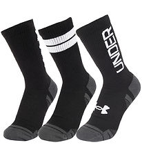 Under Armour Sokkar - 3 Pakki - Svart M. Hvítur/Grátt
