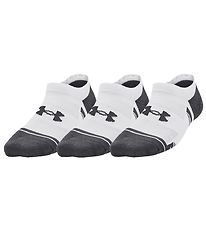 Under Armour Ökkla sokkar - 3 Pakki - Hvítur M. Grátt