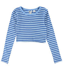 Roxy Blouse - Cropped - Rib - Hey Yeah Yeah - Dazzling Blue Part