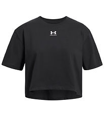 Under Armour Stuttermabolur - Skera - Keppinautur - Svart