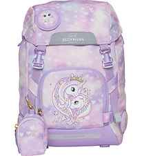 Beckmann Skólataska - Classic+ - Unicorn Princess - Fjólublátt