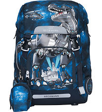 Beckmann School Backpack - Classic+ - Tech Rex - Black