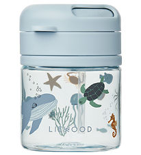 Liewood Cup w. Straws - Pavia - 280ml - Sea Creature/Sandy