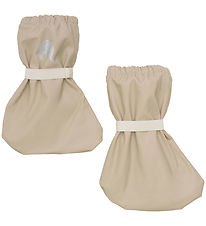 CeLaVi Outdoor Footies w. Fleece - PU - White Pepper