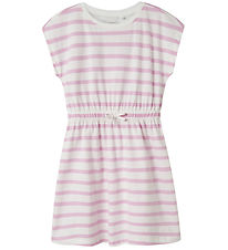 Name It Klänning - Noos - NkfMie - Rosa Frosting/Y/D Stripes