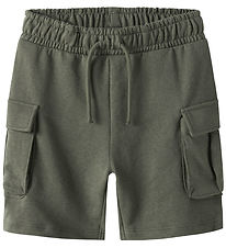 Name It Sweat Shorts - Cargo - Noos - NkmOllie - Dusty Olive