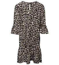 Kids Only Kjóll - KogGlow - Black/Clara Leo