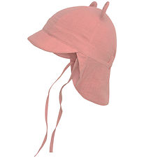 Huttelihut Legionnaire Hat - Muslin - Ash Rose w. Ears