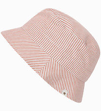 Huttelihut Bucket Hat - Irish Cream w. Stripes