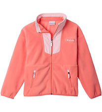 Columbia Fleecejacka - Sequoia Grove - Hot Coral/Satin Rosa