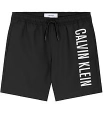 Calvin Klein Badshorts - Svart m. Logo