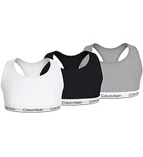 Calvin Klein Topp - 3-pack - Vit/Svart/Gråmelerad