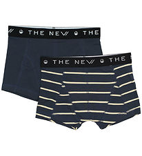 The New Boxers - 2-Pack - Mood Indigo w. Stripes