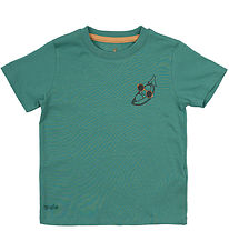 The New Siblings T-shirt - TnstNewel - Bottle Green w. Print