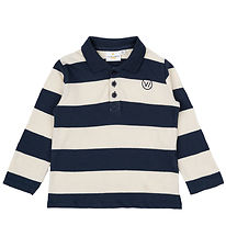 The New Siblings Polo shirt - TnstNixon - Mood Indigo Striped