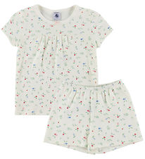 Petit Bateau Pyjamas - 2-delad - Marshmallow/Multicolor
