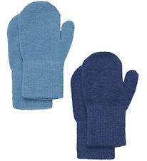 CeLaVi Fäustlinge - Wolle/Nylon - Strick - 2er-Pack - Ozeanien