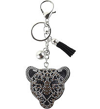 By Stær Keychain - Leopard - Grey