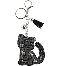 By Stær Keychain - Cat - Grey Leo