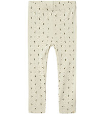 Lil' Atelier Leggings - Rib - NmfGago - Turteltaube