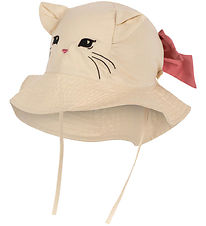 Konges Sløjd Sun Hat - Verbena Bow Kitty - Cream Brulee