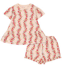 Konges Sløjd Shorts Set - Shorts/T-Shirt - Famo - Floria Pink