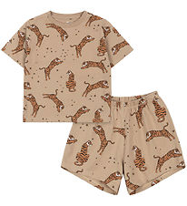 Konges Sløjd Shorts Set - Shorts/T-Shirt - Lin - Tiger