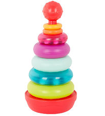 B. toys Stacking Blocks - Rainbow Rings - 9 Parts