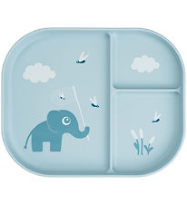 Done by Deer Divided Plate - Elphee - Blue