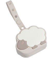 Done by Deer Silicone Pacifier holder - Sheepy Sand