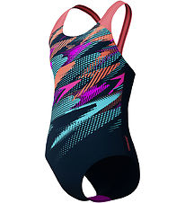 Speedo Zwempak - Digi-plaatsing Splashback - Zwart m. Print