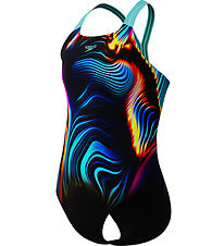 Speedo Zwempak - Digitale Placement Powerback - Blauw m. Pri