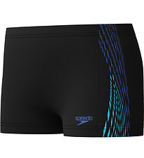 Speedo Zwemslips - Plastisol Placement - Zwart m. Blauw