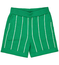 FUB Shorts - Knitted - Basil/Ecru