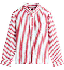 Tommy Hilfiger Hemd - Primärrot Stripe