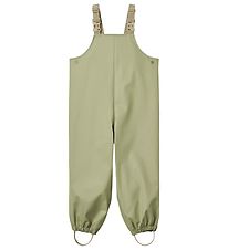 Wheat Regenhose m. Träger - PU - Charlo - Green Tee