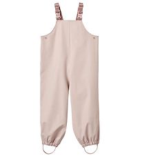 Wheat Rain Pants w. Suspenders - PU - Charlo - Soft Lavender