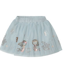 Hust and Claire Skirt - Ninna - Winter Sky w. Mermaids