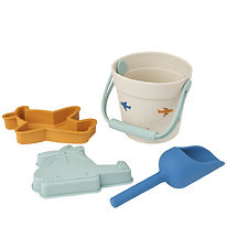 Liewood Strandset - Silikon - 4 Teile - Mini - Aviator/Ecru