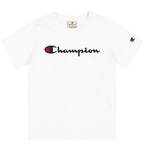 Champion Stuttermabolur - Hvítur M. Lógó
