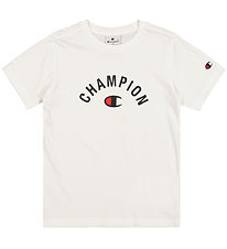 Champion Stuttermabolur - Hvítur M. Lógó