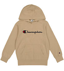 Champion Hoodie - Khaki m. Logo
