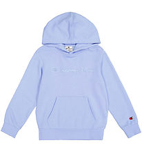 Champion Hoodie - Blå m. Logo