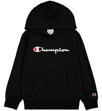 Champion Hoodie - Svart m. Logo
