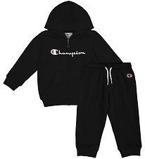 Champion Sweatset - Durchgehender Reißverschluss - Schwarzes m.