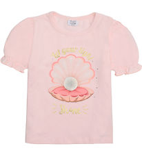 Hust and Claire T-shirt - Alma - Rose Beach w. Glitter