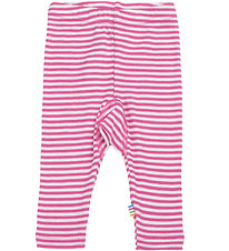 Joha Leggings - Rib - Wool/Silk - Off White/Pink
